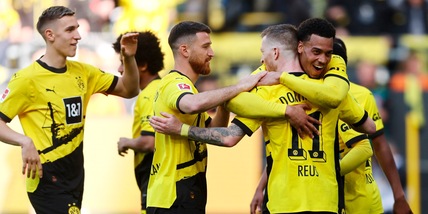 Dortmund, cinquina show all'Augusta. Il Bayern crolla a Stoccarda