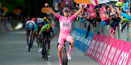 Giro d'Italia, ancora Pogacar! Sua l'ottava tappa stavolta in volata