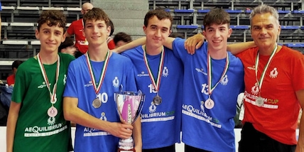 Quattro biancoblù Vicecampioni AeQuilibrium TdT Cup 2024