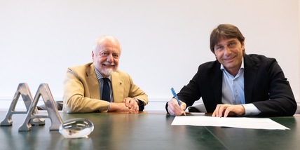 Conte riparte dal Napoli, ufficiale: il messaggio di De Laurentiis
