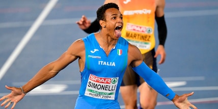 Simonelli show: oro e record italiano nei 110 ostacoli agli Europei di Roma