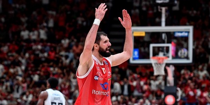 Mirotic superlativo, l'Olimpia Milano è campione d'Italia: Virtus ko in gara 4
