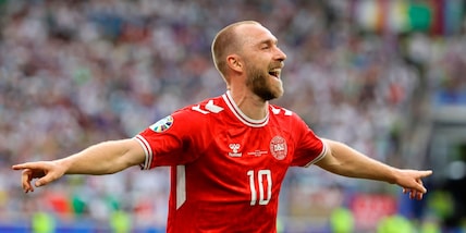 Favola Eriksen: gol tre anni dopo l'infarto ma non basta alla Danimarca