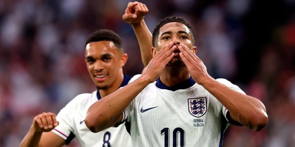 Bellingham irrompe all'Europeo: festa Inghilterra, la Serbia di Vlahovic ko