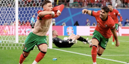 Ronaldo a secco, il figlio d’arte no: Portogallo-Repubblica Ceca 2-1