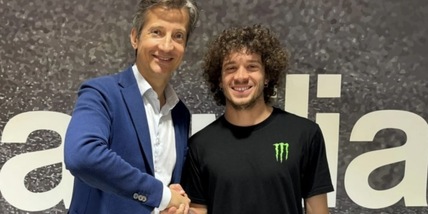 Bezzecchi-Aprilia, accordo pluriennale: sarà compagno di Jorge Martin dal 2025