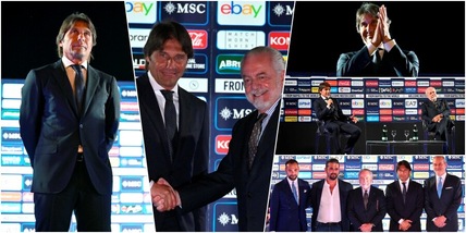 Conte-De Laurentiis, conferenza Napoli: c'è anche Manna