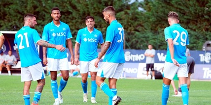 È di Spinazzola il primo gol del Napoli di Conte: poker all'Anaune