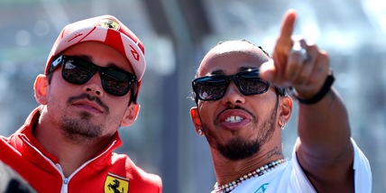 Leclerc: "Hamilton non ha punti deboli. Non vedo l'ora di imparare da lui"