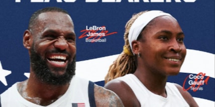 Stati Uniti, Gauff portabandiera con LeBron James alle Olimpiadi