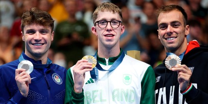 Paltrinieri, medaglia di bronzo negli 800 stile libero: trionfo Wiffen