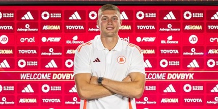 Dovbyk-Roma, ufficiale e subito nella storia: "Non era mai successo"