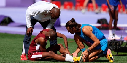 Tamberi che corre da Barshim a terra: così si esalta lo spirito di Olimpia
