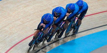 L'Italia di Ganna ancora sul podio: bronzo nell'inseguimento a squadre