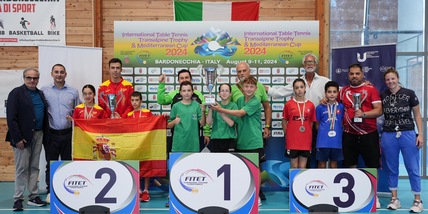 Tennistavolo: la Toscana si aggiudica il Transalpine Trophy & Mediterranean Cup