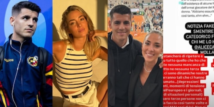 Morata-Campello, Alice spiega i motivi della separazione: lo sfogo social