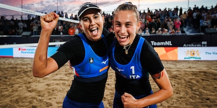 Europei Beach Volley: Gottardi/Menegatti conquistano la finale