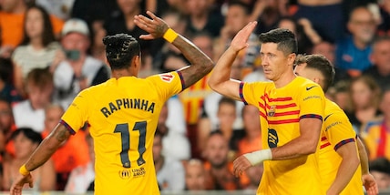 Lewandowski super doppietta: il Barcellona batte il Valencia, Flick sorride