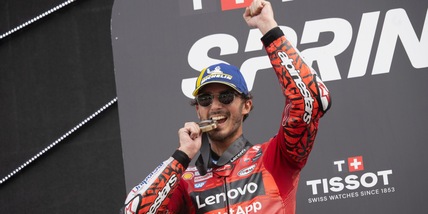 Bagnaia super a Spielberg: Pecco, campione tutto grinta e cervello