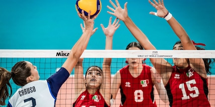 Mondiali U 17 F: l'Italia soffre due set poi doma il Messico