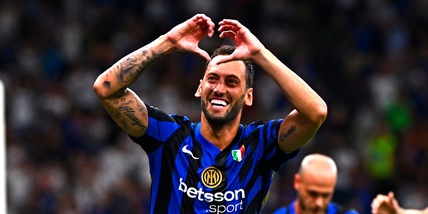 Darmian-Calhanoglu gol, Inter ok a San Siro. Gilardino batte Nesta, festa Genoa