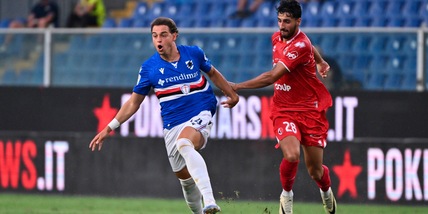 Samp più forte dell'uomo in meno: Sottil, punto di carattere in casa col Bari