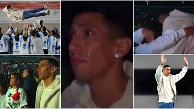 Di Maria si scioglie, con lui piangono tutti: “Papà, sei il migliore al mondo"