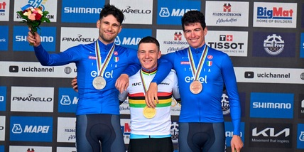 Ganna a un soffio dall’oro, è grand’Italia: terzo Affini