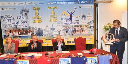 Presentato il Trento Running Festival, sabato 5 e domenica 6 ottobre Giro al Sas e Trento Half Marathon