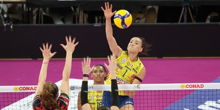 Conegliano senza problemi nell'anticipo di Perugia