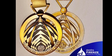 Medaglia 40^ Estra Firenze Marathon: la Cupola di Brunelleschi è un’opera d’arte