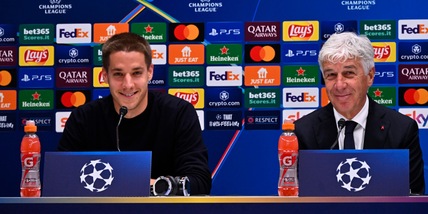 Gasperini: "In Champions bisogna stare sempre attenti. Retegui? Può ancora migliorare"