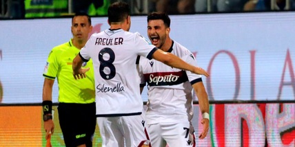 Orsolini trascina il Bologna, il Lecce torna a vincere: Cagliari e Verona ko