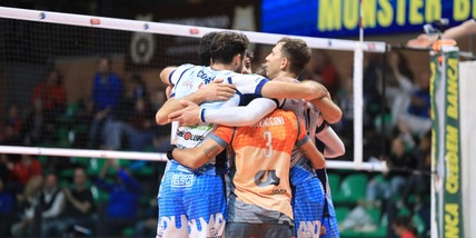 Cuneo Volley: serata oscura per i biancoblù contro Reggio Emilia