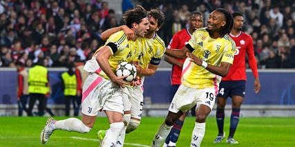 Juve, 1-1 a Lilla: Zhegrova inventa, David punisce, risponde Vlahovic