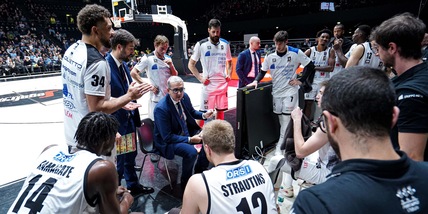 La Bertram Derthona anticipa contro UNAHOTELS Reggio Emilia