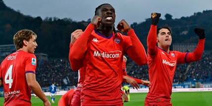 Kean trascinatore, la Fiorentina vola: Como ko, Inter e Atalanta agganciate