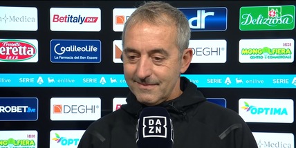Giampaolo in estasi: "Che soddisfazione, sono contento perché stasera dormo"