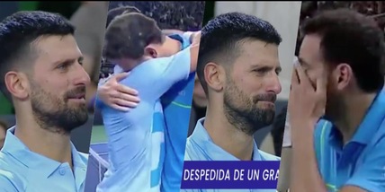 Djokovic in lacrime per l’addio di Del Potro al tennis: “Un esempio per tutti"