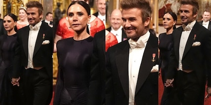 David e Victoria Beckham ospiti a Buckingham Palace
