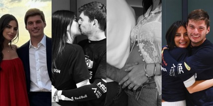 Verstappen, non è il Mondiale la gioia più bella: l'annuncio con Kelly Piquet