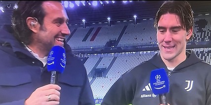 "La Juve te la meriti. Toni, posto fisso qui": Vlahovic show anche in tv