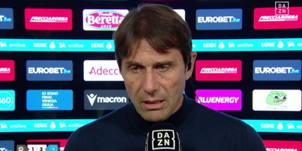 Conte: “Grande risposta della squadra, subìto un gol casuale. All’intervallo…"