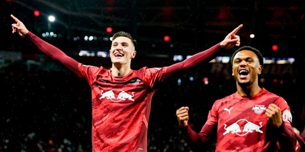 Il Lipsia batte l'Eintracht e lo aggancia al 3° posto, frena il Dortmund