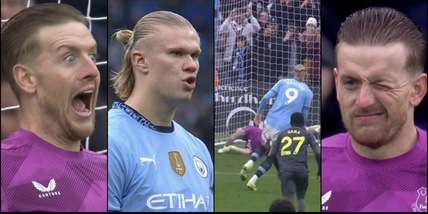 Haaland e il profondo rosso City: Pickford lo irride e lui sbaglia