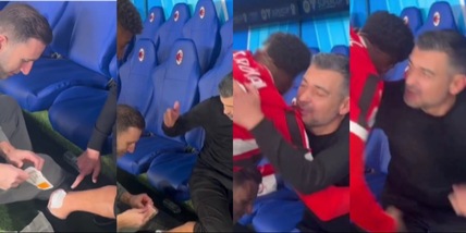 Conceicao, vittoria e...infortunio. I festeggiamenti Milan finiscono così