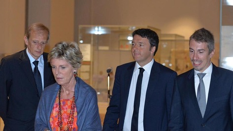 Leopolda: la Christillin "gufa" Renzi: «Auguri per Juventus-Fiorentina...»