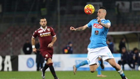 Serie A, Napoli-Torino 2-1: Insigne e Hamsik affossano i granata