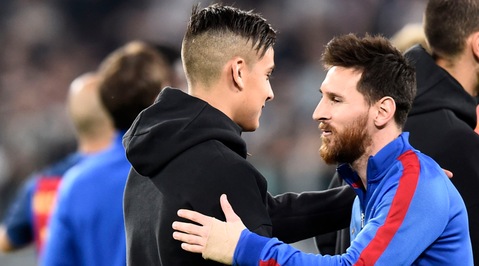 Juventus: Dybala, scacco al re Messi