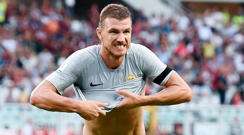Dzeko a Verona, poi visite mediche con la Juve